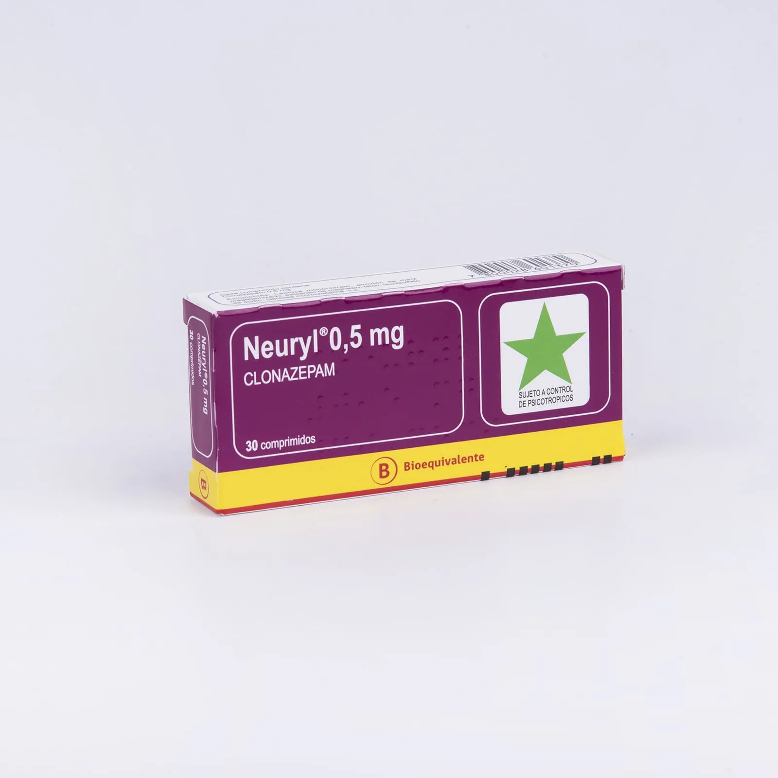 NEURYL 0,5 MG - CLONAZEPAM 0,5 mg