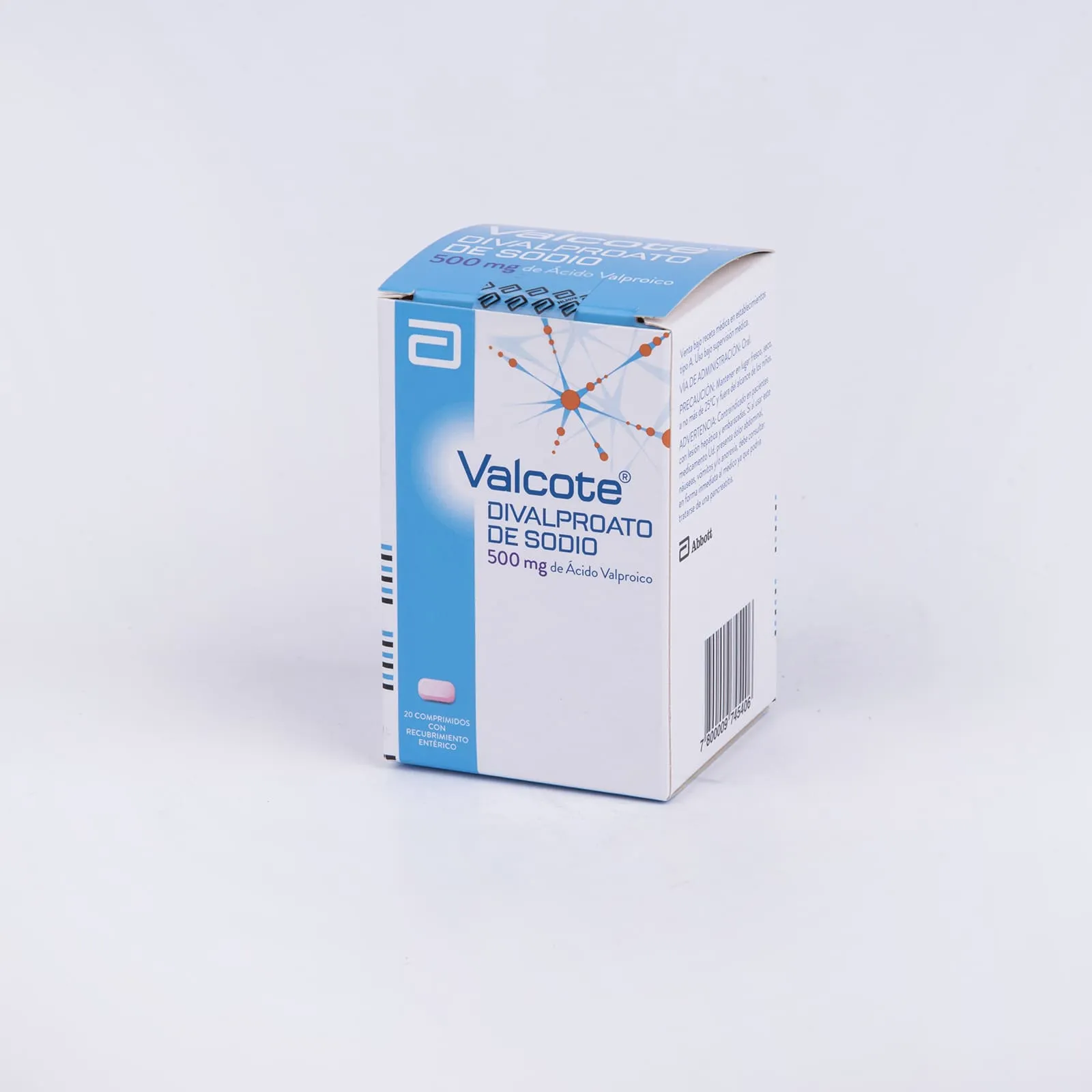 VALCOTE  500 MG - DIVALPROATO 500 mg