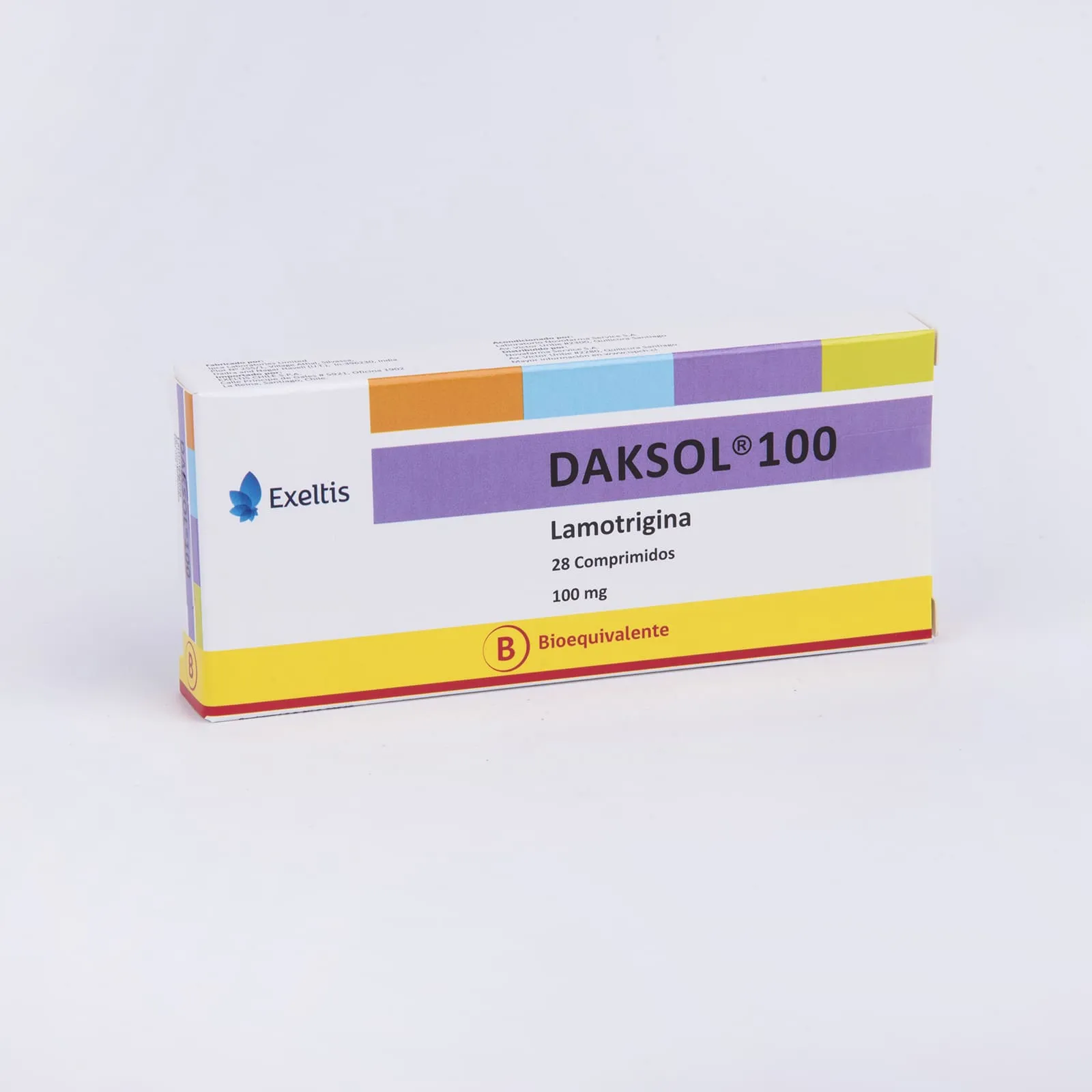 DAKSOL 100 MG - LAMOTRIGINA 100 mg