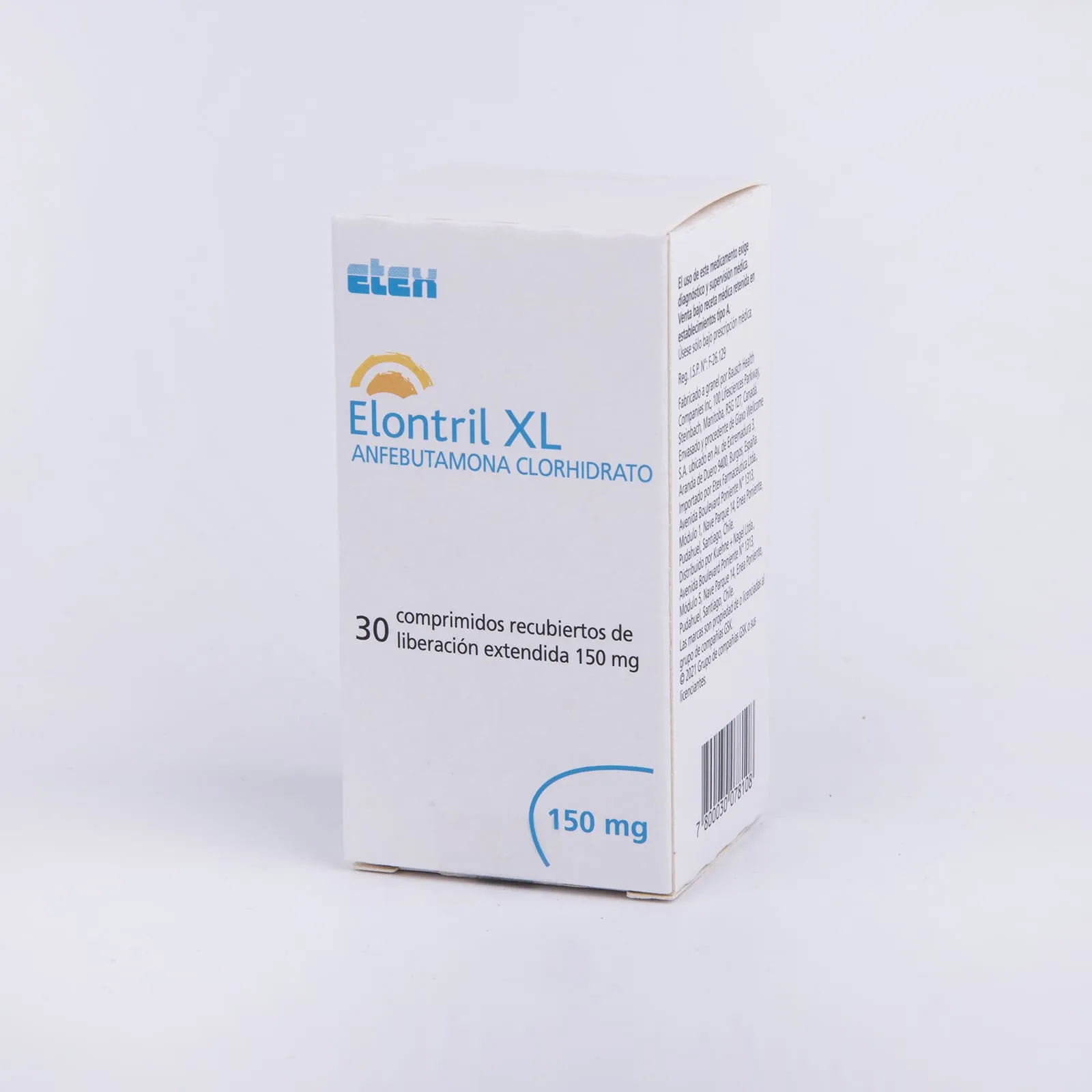 ELONTRIL XL 150 MG - BUPROPION 150 mg