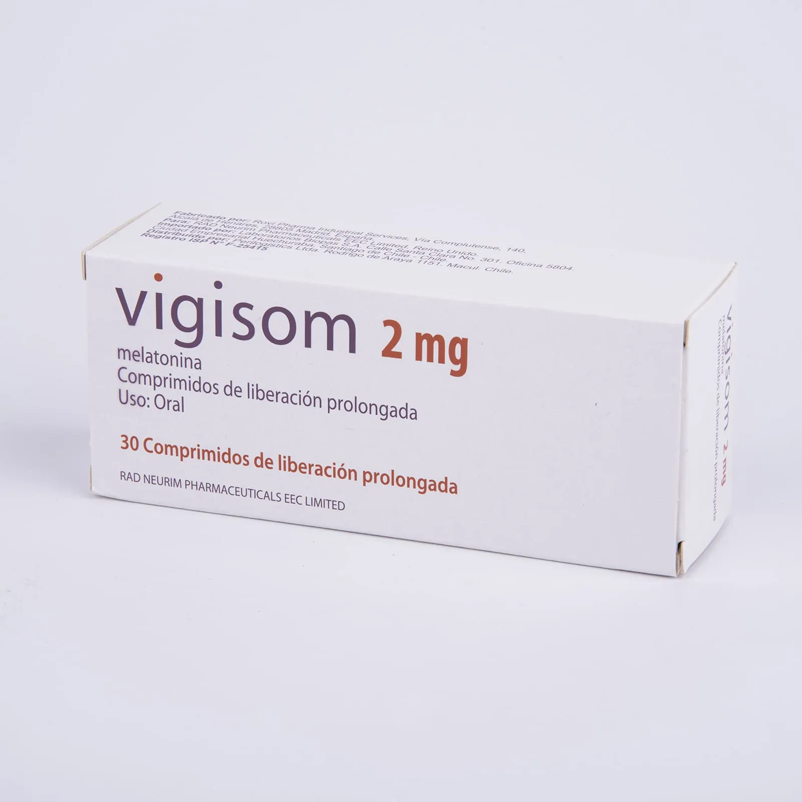 VIGISOM 2 MG  LP - MELATONINA 2 mg