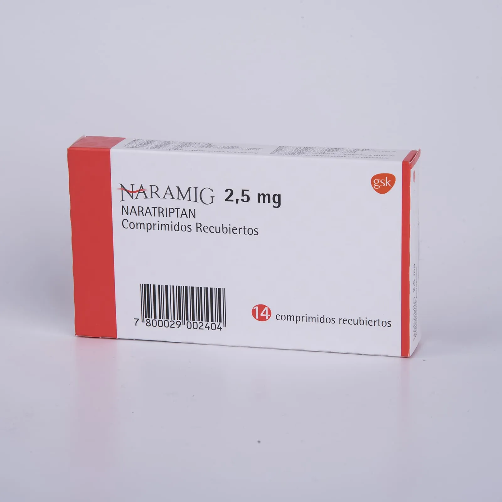 NARAMIG 2.5 MG - NARATRIPTAN 2,5 mg