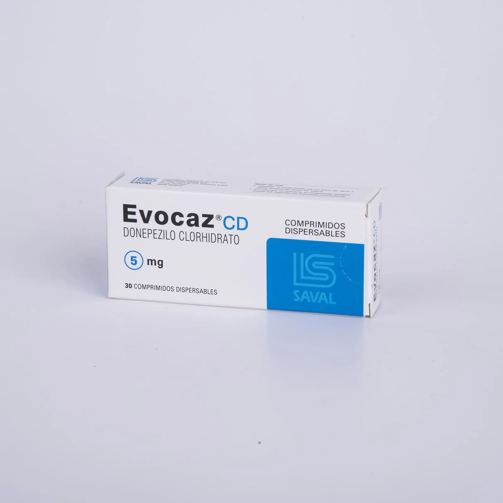 EVOCAZ CD 5 MG DI - DONEPECILO 5 mg