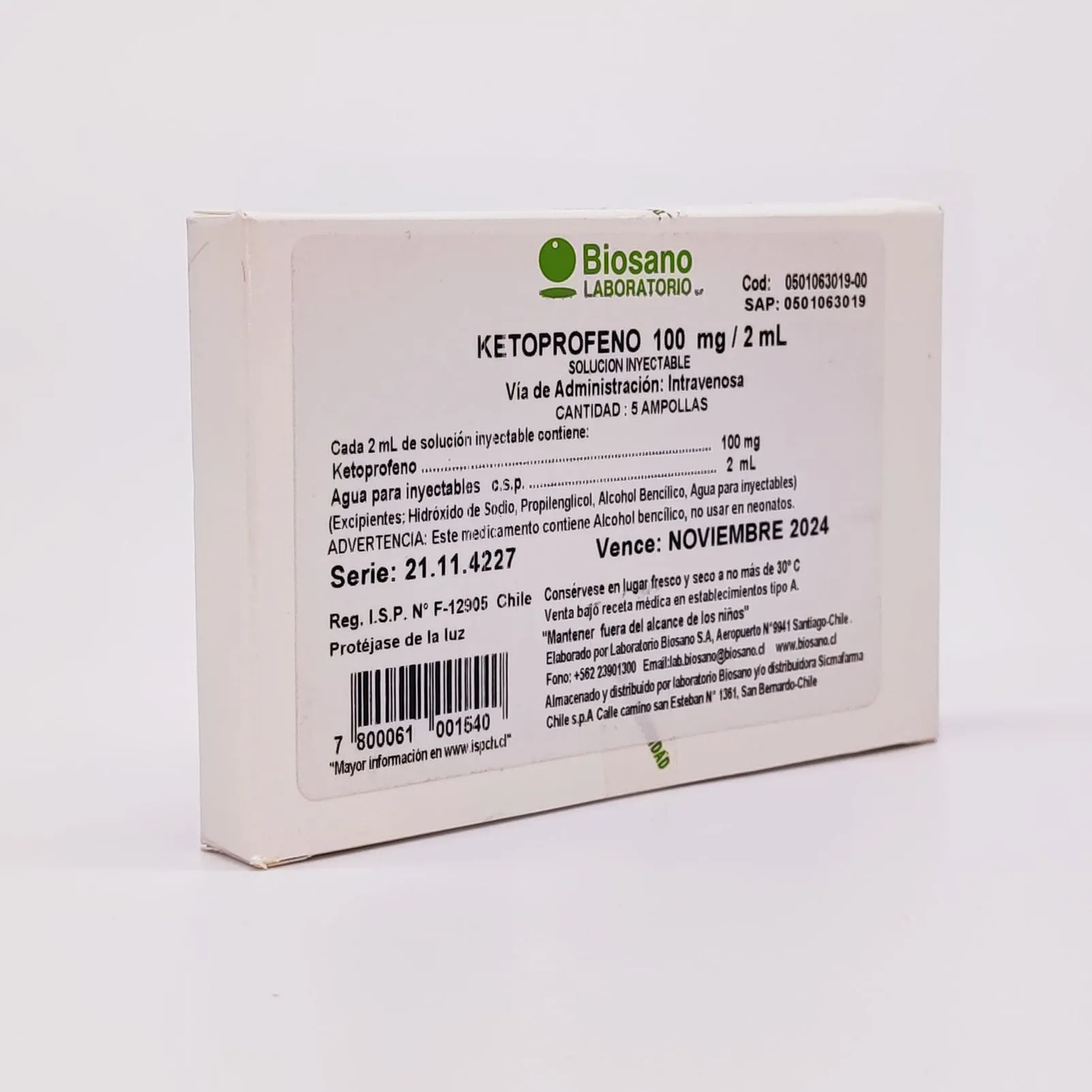 KETOPROFENO 100 MG/2ML - KETOPROFENO 100mg/2mL