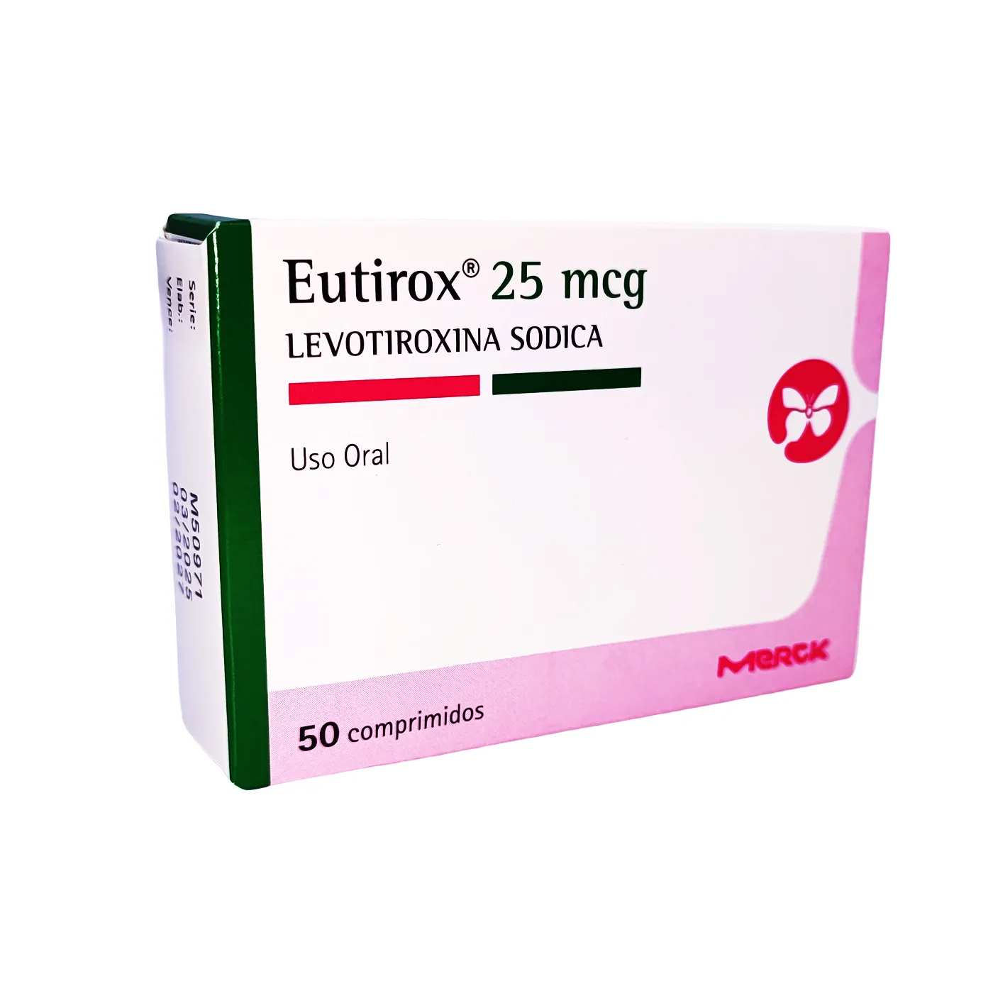 EUTIROX  25 MCG - LEVOTIROXINA SODICA 25 mg