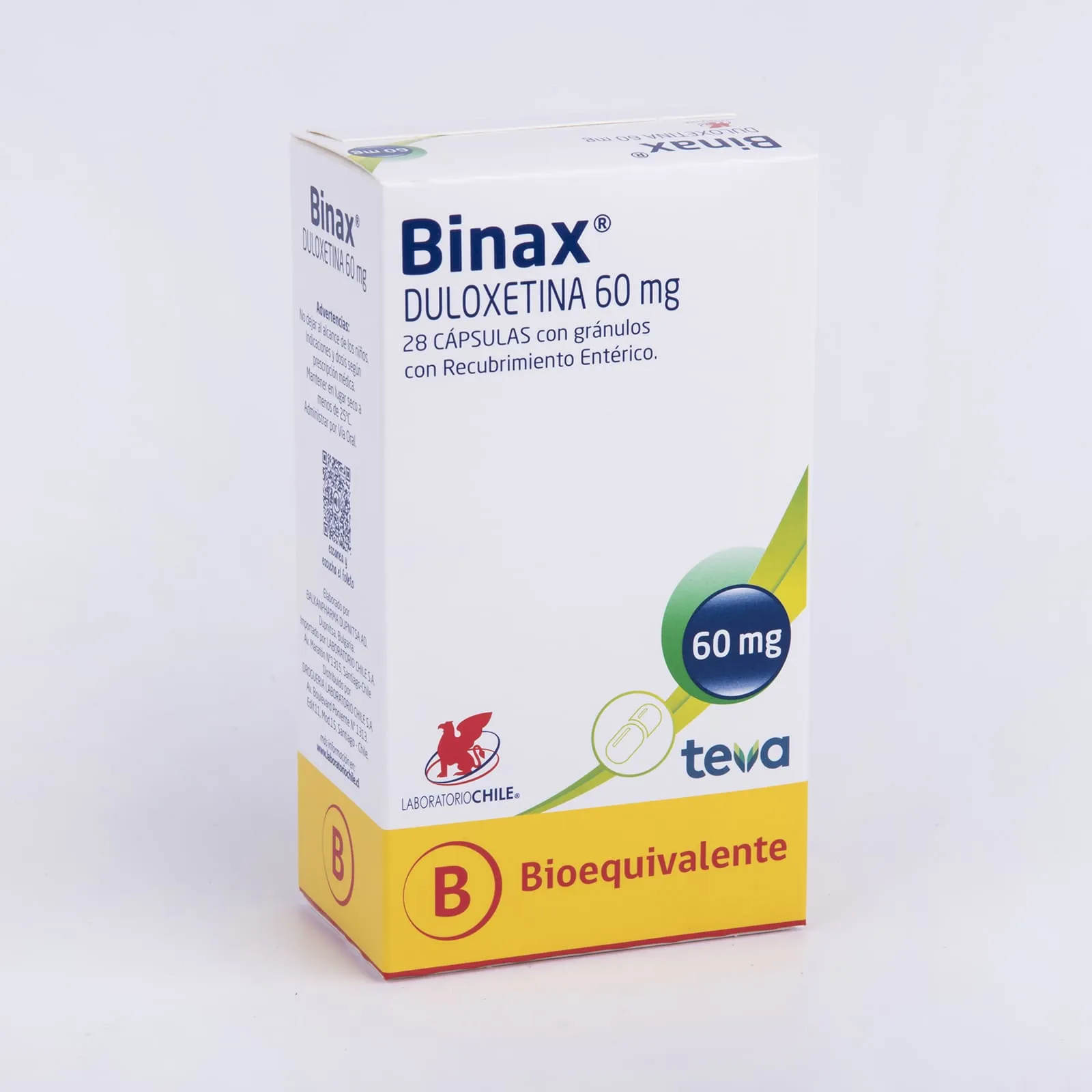 BINAX 60 MG - DULOXETINA 60 mg