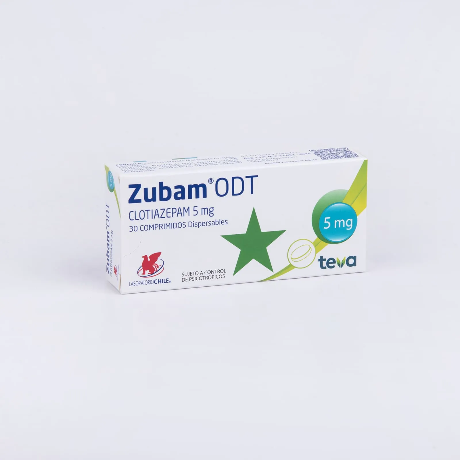 ZUBAM ODT  5 MG   DI - CLOTIAZEPAM 5 mg