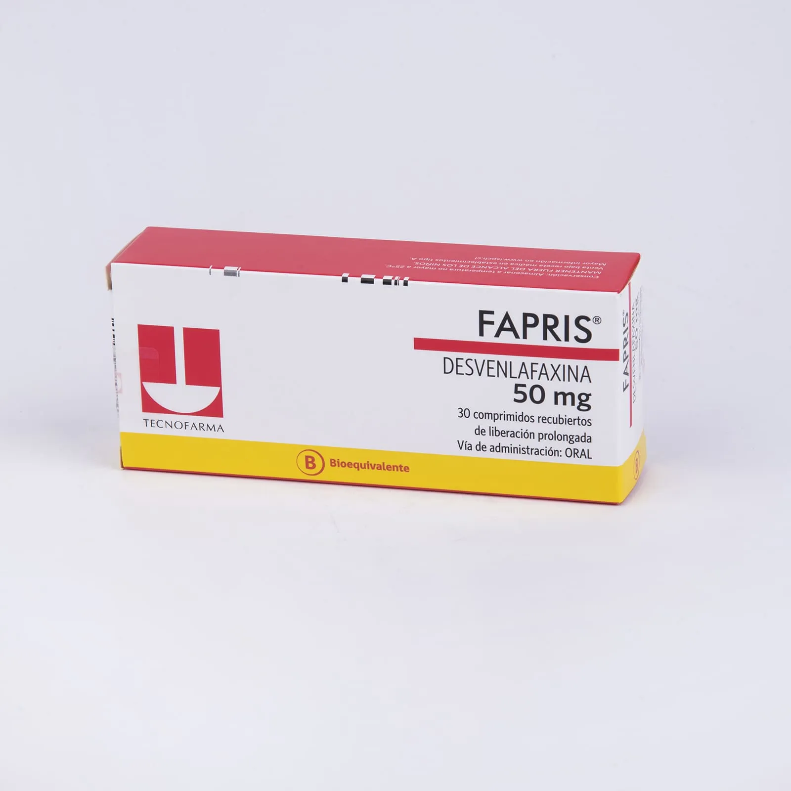 FAPRIS  50 MG - DESVENLAFAXINA 50 mg