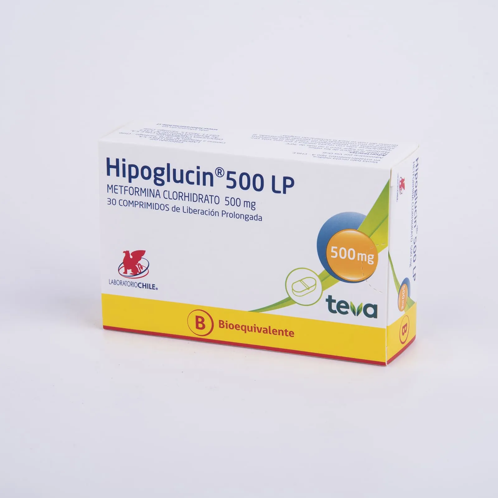 HIPOGLUCIN 500 MG LP - METFORMINA 500 mg