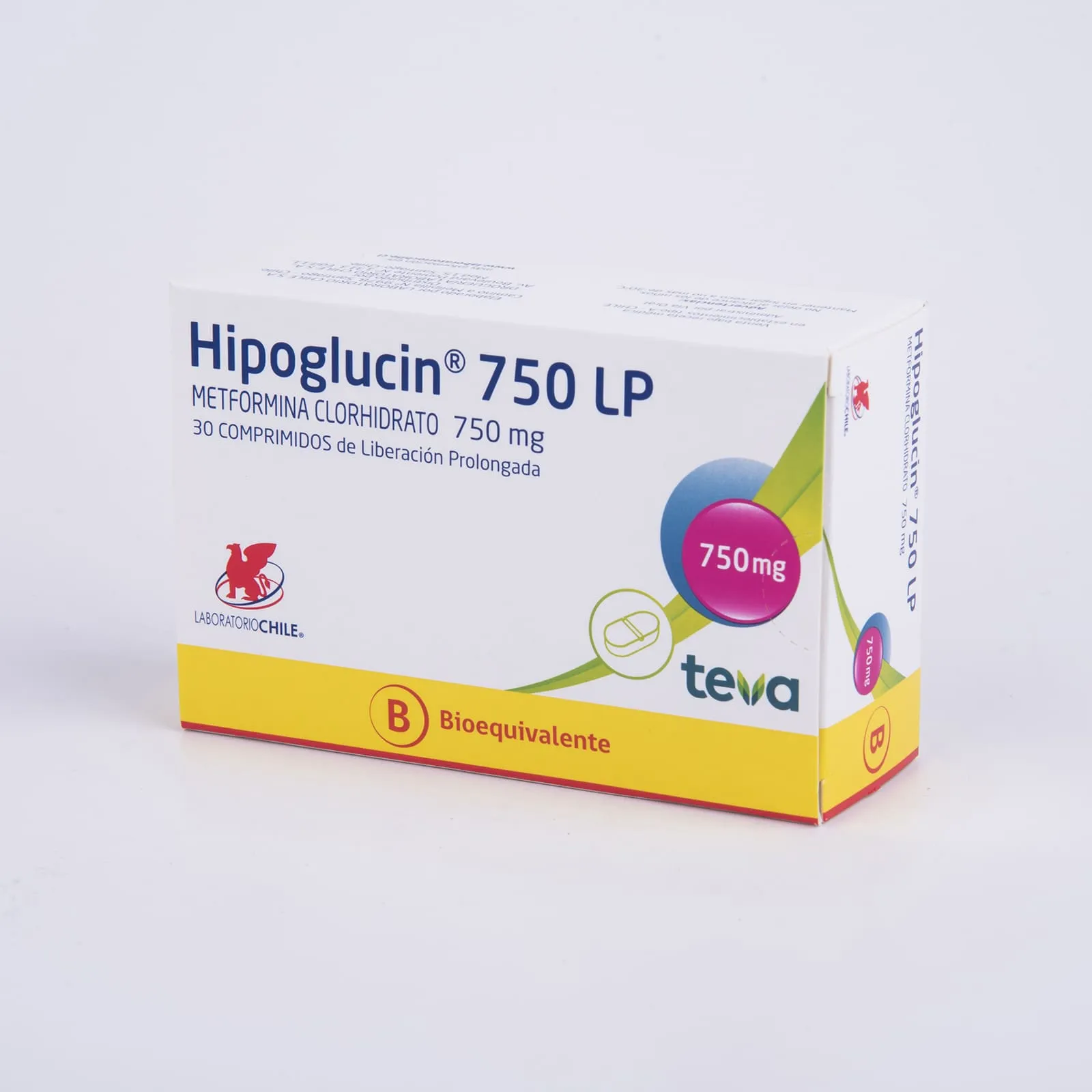 HIPOGLUCIN 750 MG LP - METFORMINA 750 mg