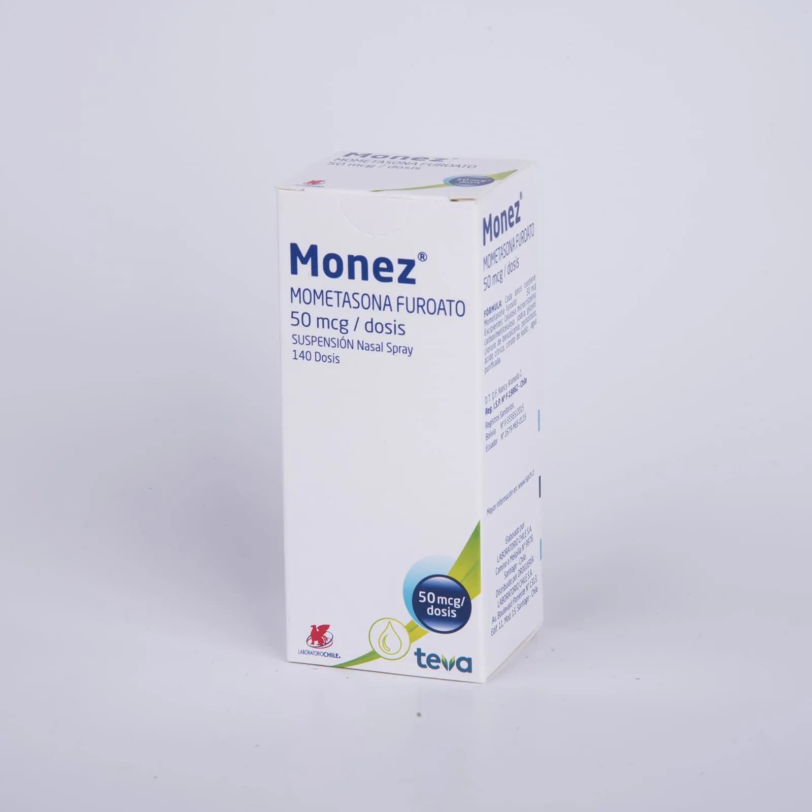 MONEZ 50 MCG - MOMETASONA 50 mcg