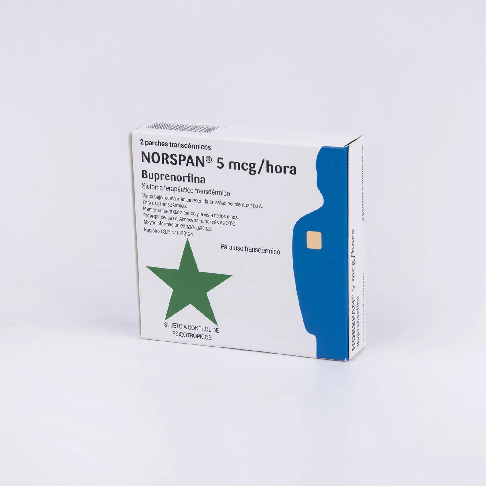 NORSPAN  5 MCG - BUPRENORFINA 5 mcg