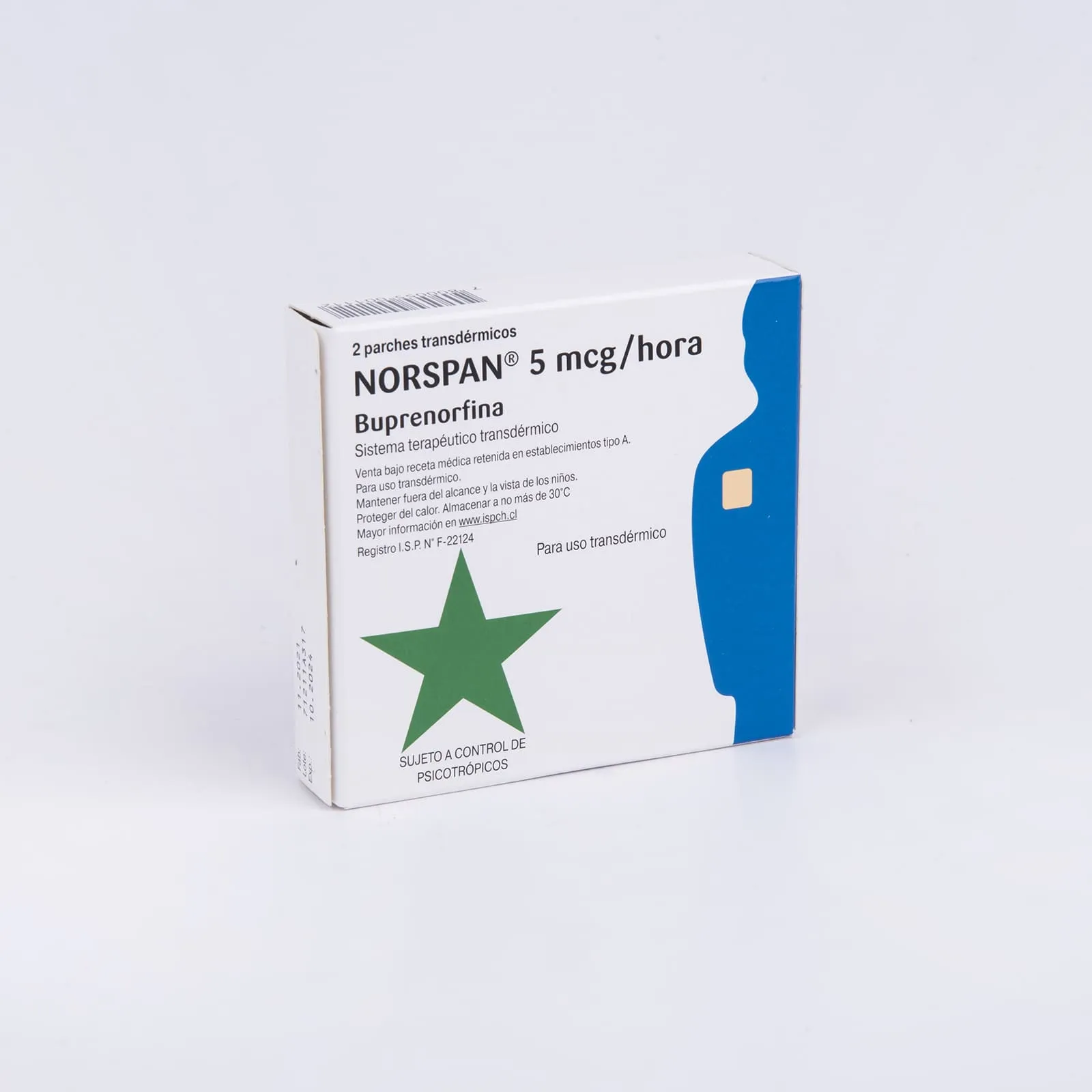NORSPAN  5 MCG - BUPRENORFINA 5 mcg