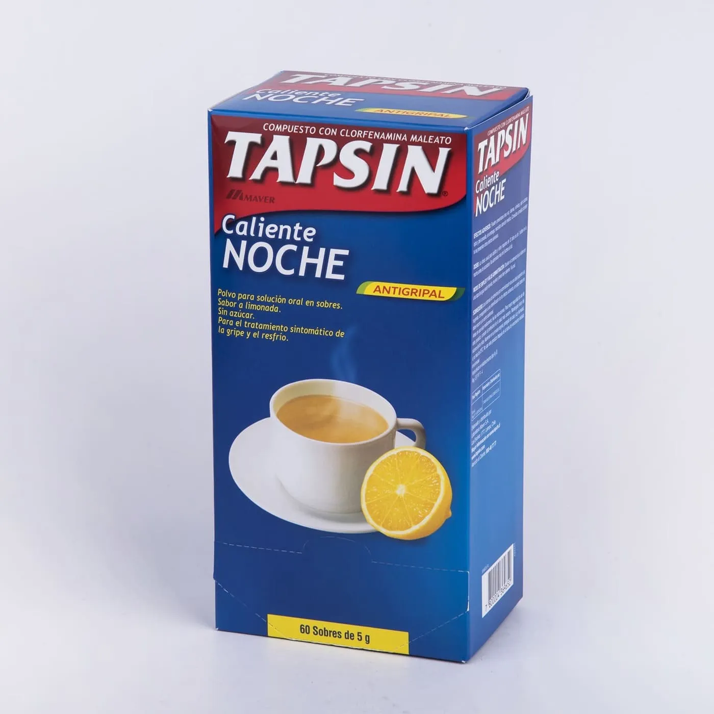 TAPSIN CALIENTE NOCHE - PARACETAMOL+NOSCAPINA+CAFEINA+ 400-10 mg