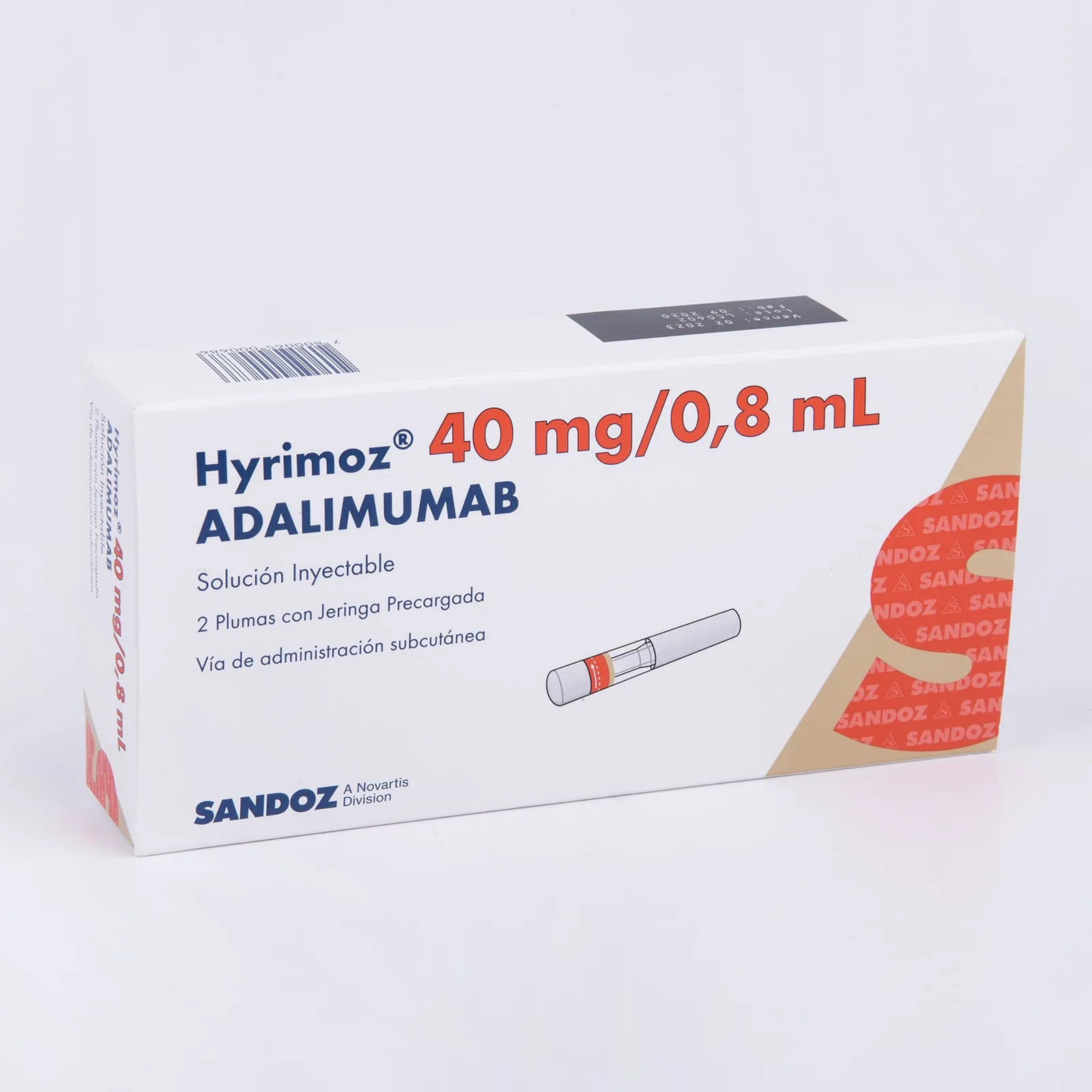 HYRIMOZ 40 MG/0.8 ML - ADALIMUMAB 40MG/0.8