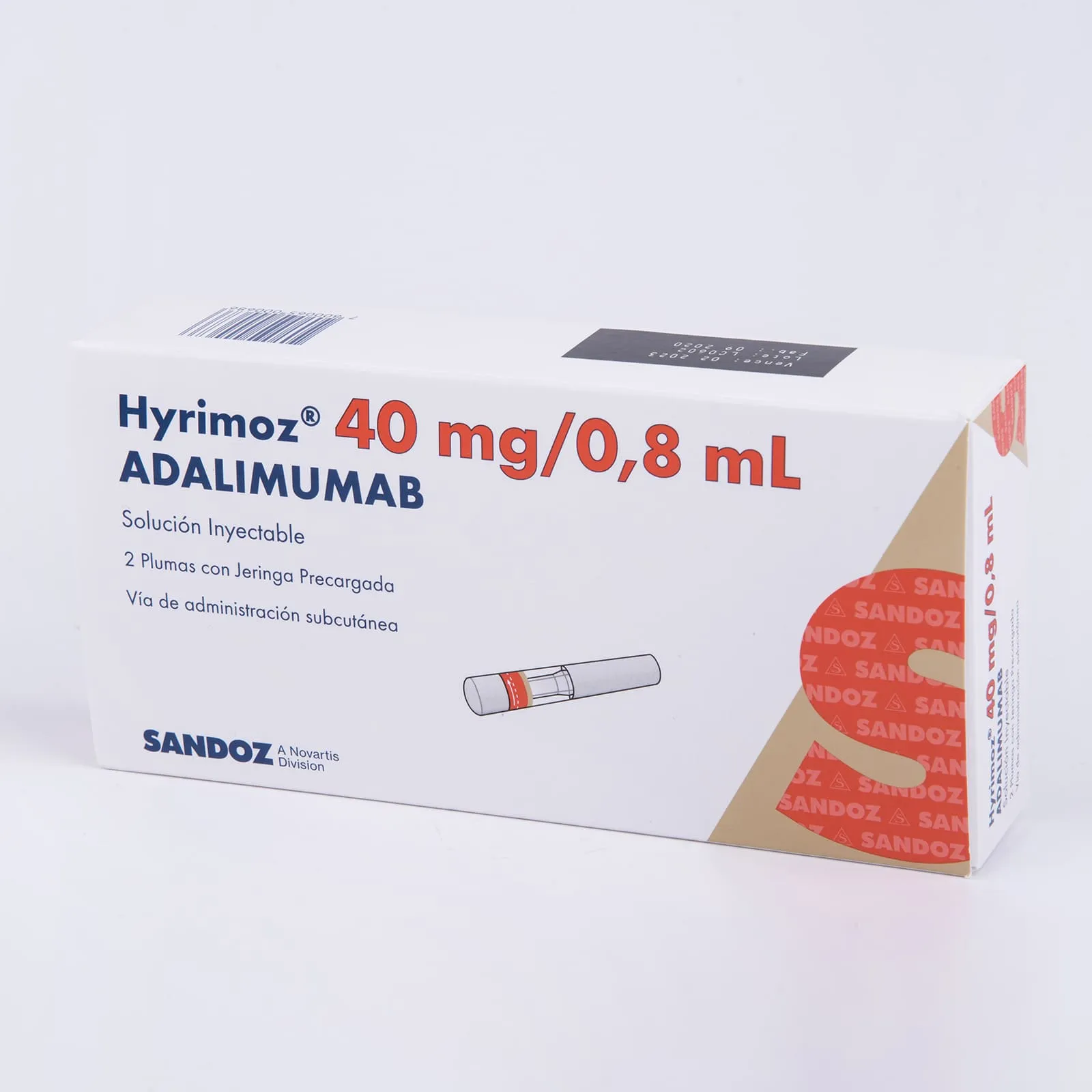 HYRIMOZ 40 MG/0.8 ML - ADALIMUMAB 40MG/0.8