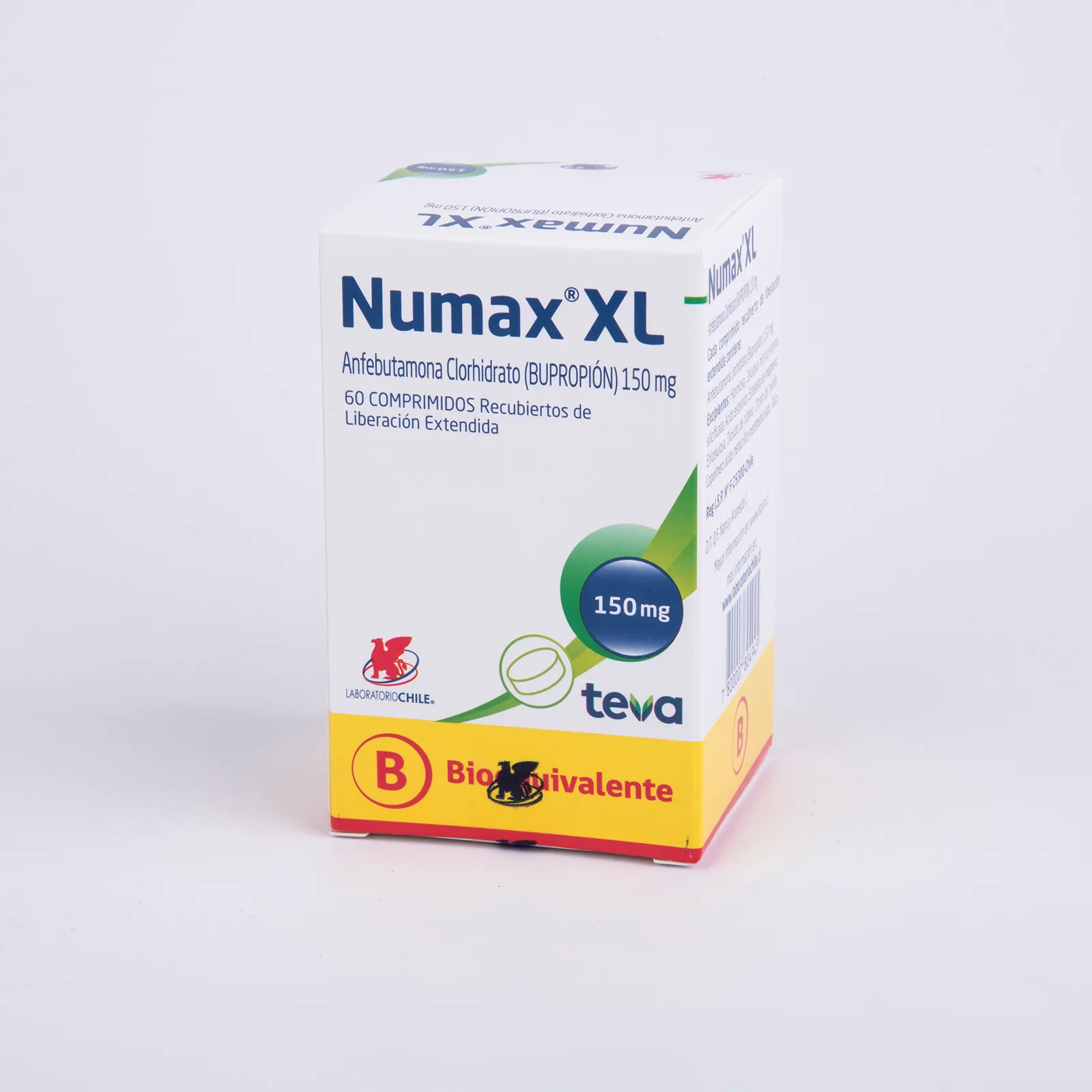 NUMAX XL 150 MG - BUPROPION 150 mg
