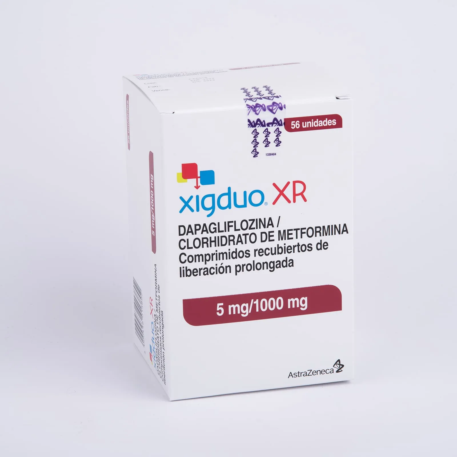 XIGDUO XR  5MG/1000MG - DAPAGLIFLOZINA + METFORMINA 5mg/1000mg