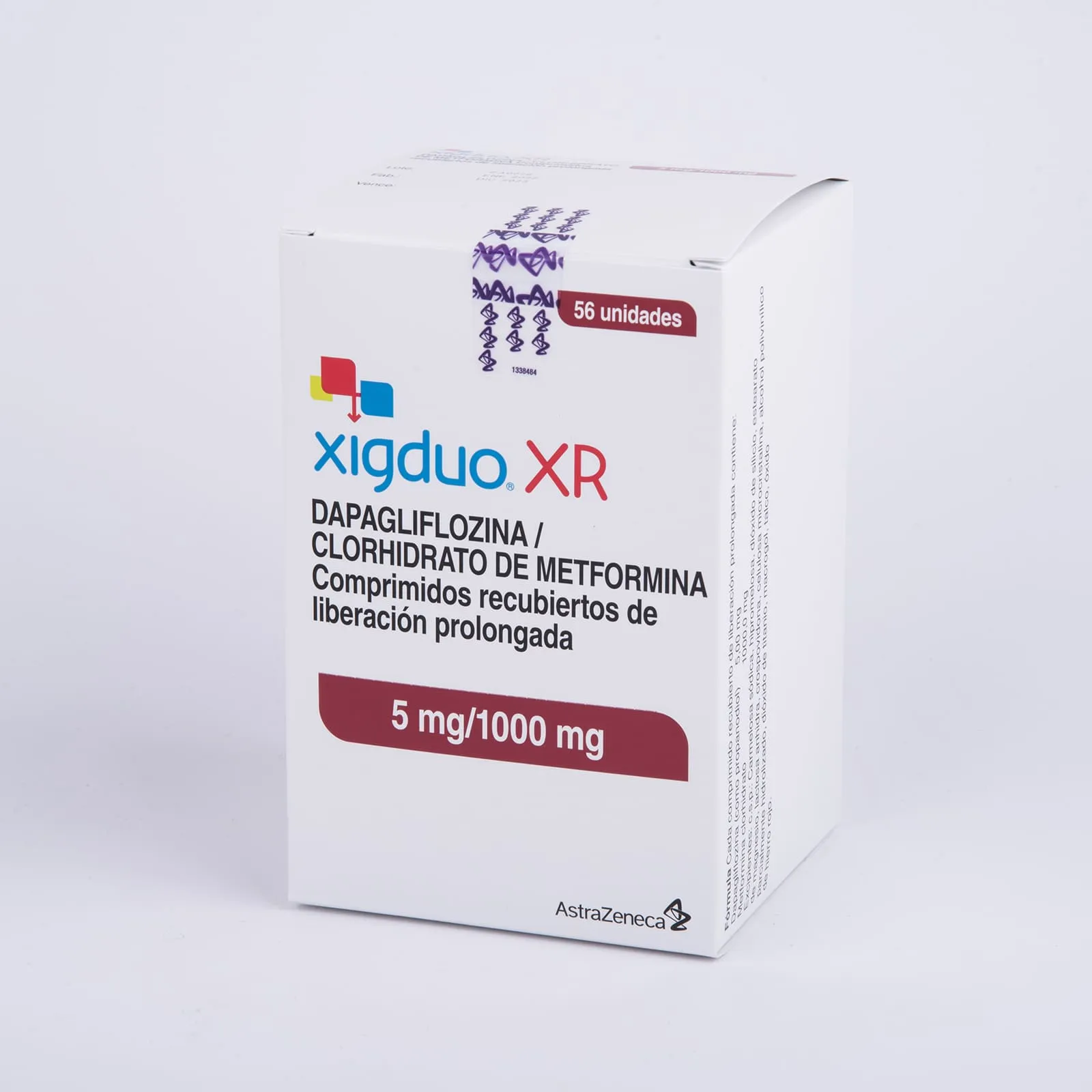 XIGDUO XR  5MG/1000MG - DAPAGLIFLOZINA + METFORMINA 5mg/1000mg