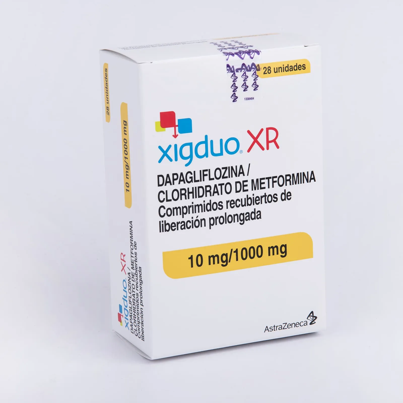XIGDUO XR 10MG/1000MG - DAPAGLIFLOZINA + METFORMINA 10mg/1000mg
