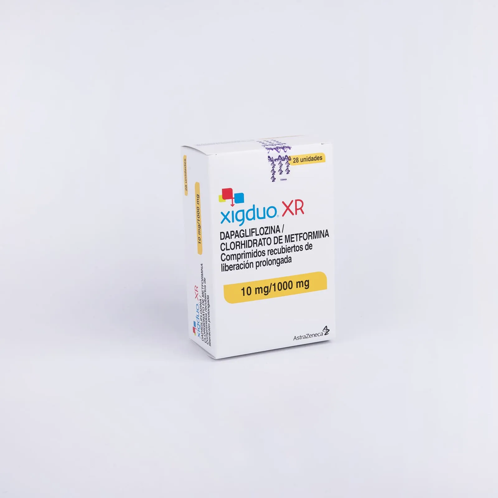 XIGDUO XR 10MG/1000MG - DAPAGLIFLOZINA + METFORMINA 10mg/1000mg