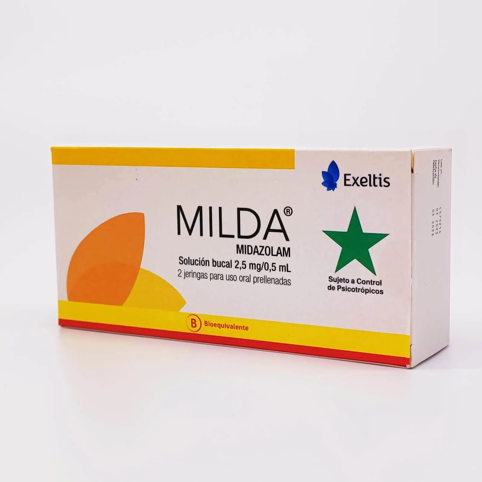 MILDA 2.5 MG/0.5 ML ORAL - MIDAZOLAM 2.5mg/0.5mL