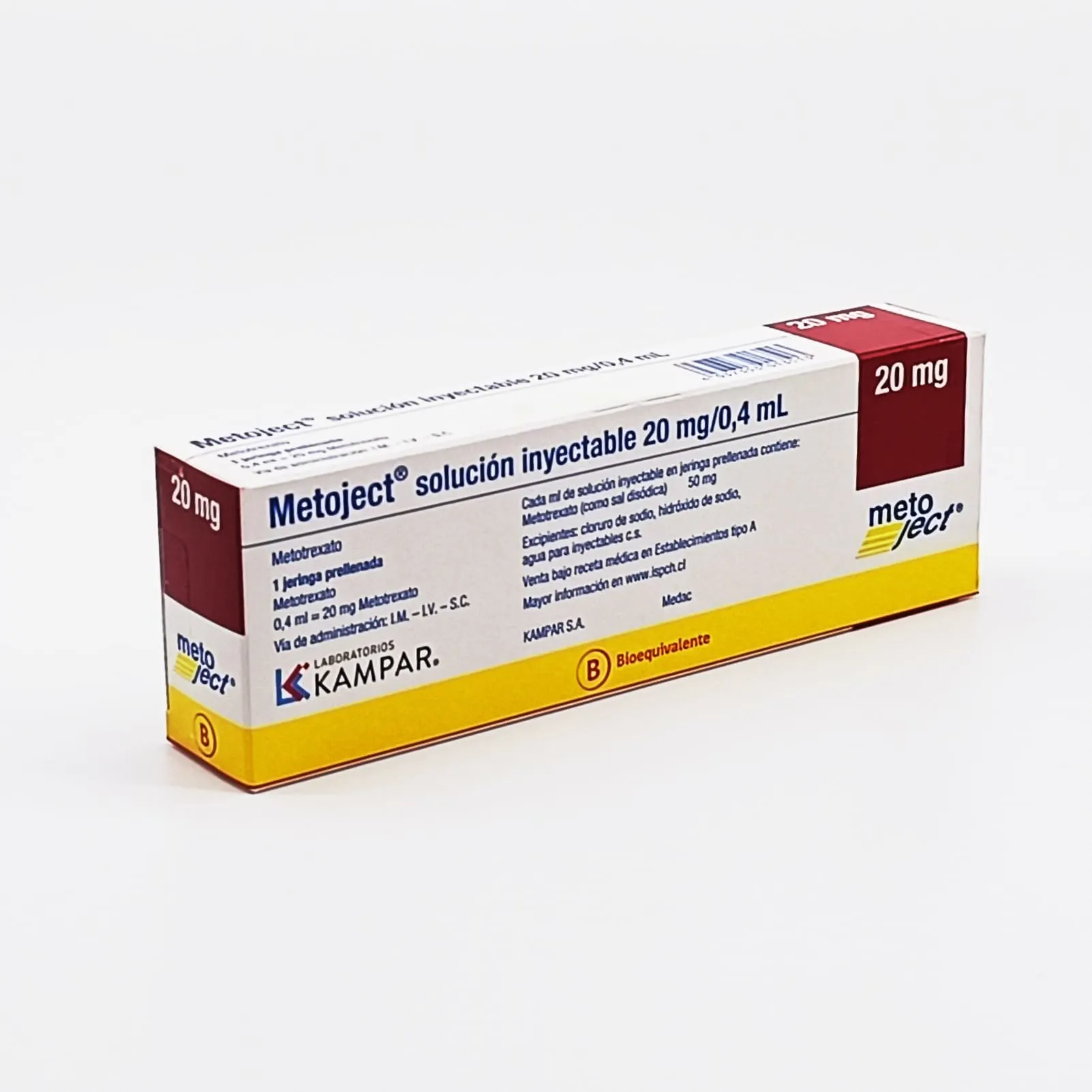 METOJECT SOL INY 20mg/0.3mL - METOTREXATO 20mg/0.4mL