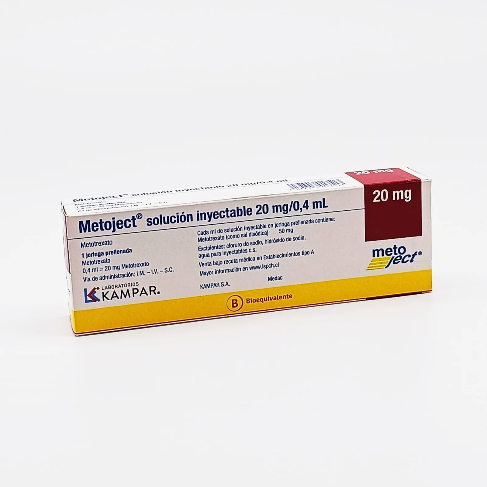 METOJECT SOL INY 20mg/0.3mL - METOTREXATO 20mg/0.4mL
